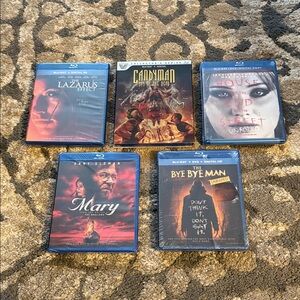 Blu-ray Horror Movie Collection - Blue Cases